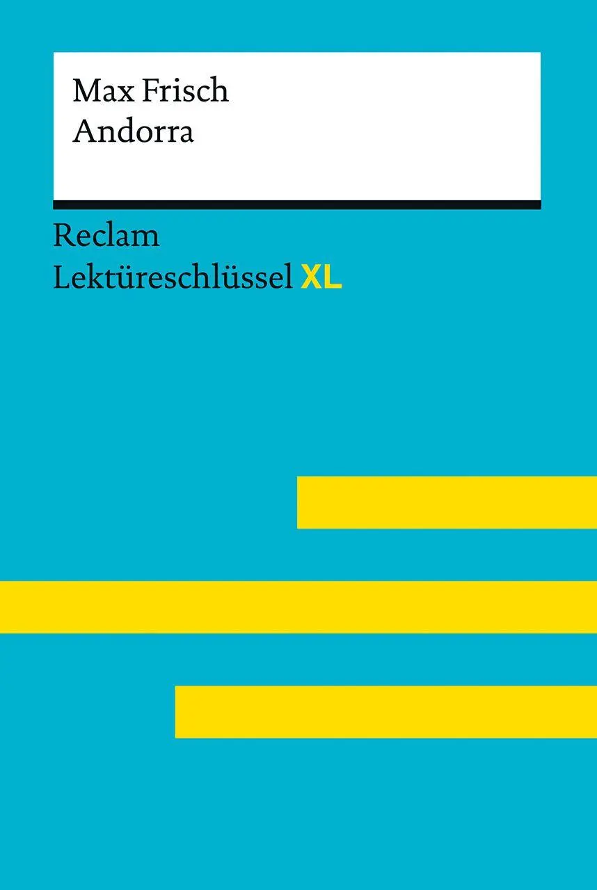 Cover: 9783150154595 | Andorra von Max Frisch: Lektüreschlüssel mit Inhaltsangabe,...